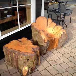Carved Cypress Chairs 1