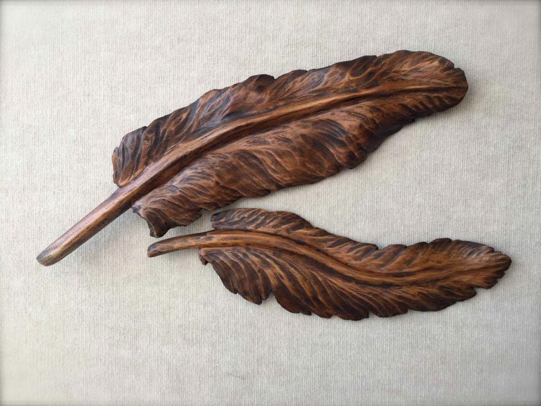 Carved Feathers