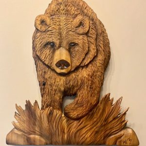 Relief Carved Grizzly