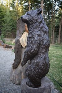 Life Size Grizzly Sculpture 2