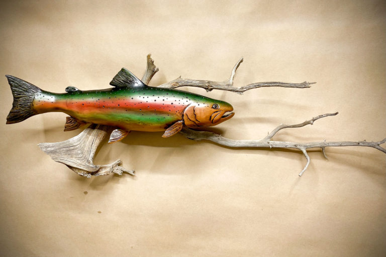 Carved Rainbow Trout